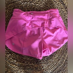 Lululemon hot pink shorts